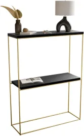 nowoczesna-konsola-podwojna-przedpokoj-loft-60x20x80-zlota-czarny-minipearl