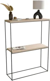 nowoczesna-konsola-podwojna-przedpokoj-loft-60x20x80-czarna-dab-sonoma