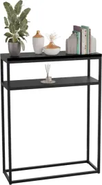 nowoczesna-konsola-podwojna-przedpokoj-loft-60x20x80-czarna-blat-minipearl