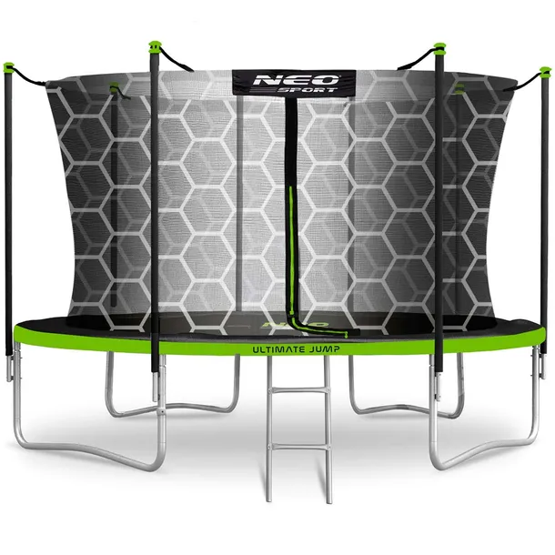 Trampolina ogrodowa dla dzieci z siatką wewnętrzną 435cm 14ft Neosport