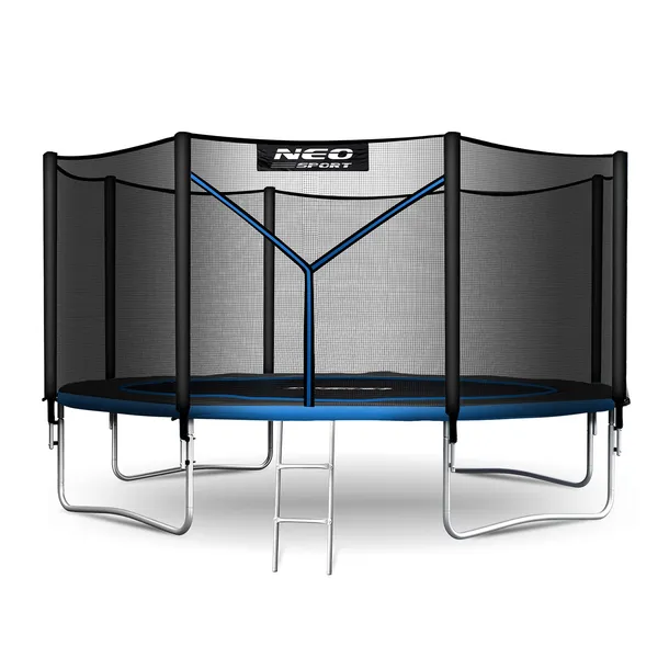 TRAMPOLINA OGRODOWA DLA DZIECI BEZPIECZNA SOLIDNA 404cm 13ft NEOSPORT