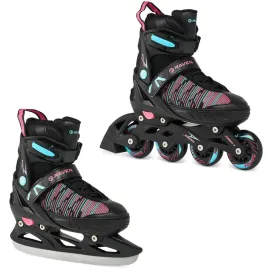 rolki-lyzwy-hokejowe-regulowane-2w1-raven-cande-black-blue-pink-31-35