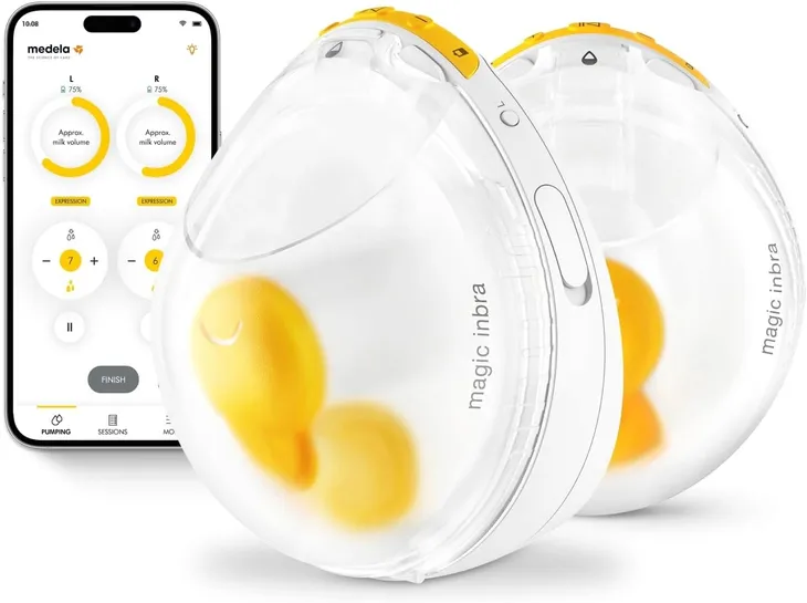 Laktator Elektryczny Medela Magic InBra Podwójny Muszlowy Hands Free