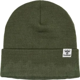 hummel-zielona-czapka-beanie-logo-k8r-hmr