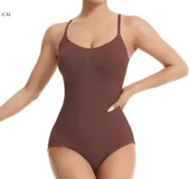 body-modelujace-damskie-vigorix-bezszwowe-brazowe-xl