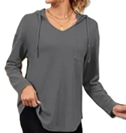bluza-damska-waffle-z-kapturem-szara-r-m