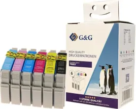 gandg-70346-naboj-z-tuszem-6-szt-zamiennik-czarny-cyjan-zolty-purpurow