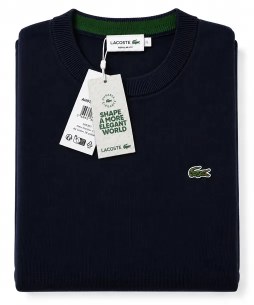 Lacoste Sweter Męski Regular fit AH0128 roz. L