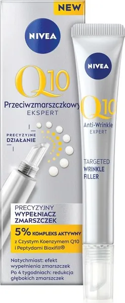NIVEA Q10 Przeciwzmarszczkowy EKSPERT Precyzyjny Wypełniacz Zmarszczek 15ml