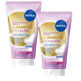 2-x-nivea-luminous630-skin-glow-zel-do-mycia-twarzy-z-aloesem-i-guarana
