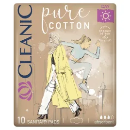 cleanic-podpaski-higieniczne-pure-cotton-day-10szt