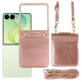 etui-do-samsung-galaxy-z-flip8-pokrowiec-obudowa-leather-case-strap-rozowy
