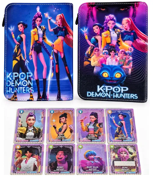 Album Segregator na 400 kart KPOP + Paczka kart Demon Hunters Huntrix Łowczynie Demonów