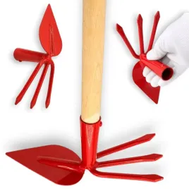 motyka-sercowa-z-pazurkami-22cm-ogrodowa-motyczka-malowana-z-trzonem-130mm