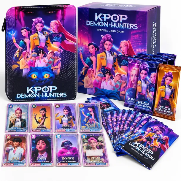 Album KPOP Segregator na 400 kart + 100 Kart Demon Hunters Huntrix Łowczynie Demonów