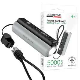 borofone-powerbank-5000-mah-do-ladowania-telefonu-usb-c-z-latarka