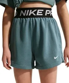 nike-spodenki-dla-dziewczat-nike-pro-fleece-hq9313-kolor-zielony-m