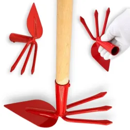 motyka-sercowa-z-pazurkami-22cm-ogrodowa-motyczka-malowana-z-trzonem-130mm