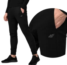 spodnie-dresowe-4f-meskie-czarne-bawelnianie-sportowe-joggery-r-l