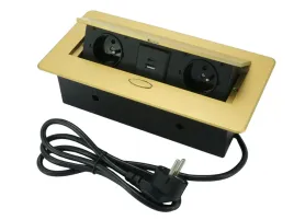 gniazdo-kombibox-wpuszczane-w-blat-zlote-matowe-2-x-230v-usb-a-usb-c