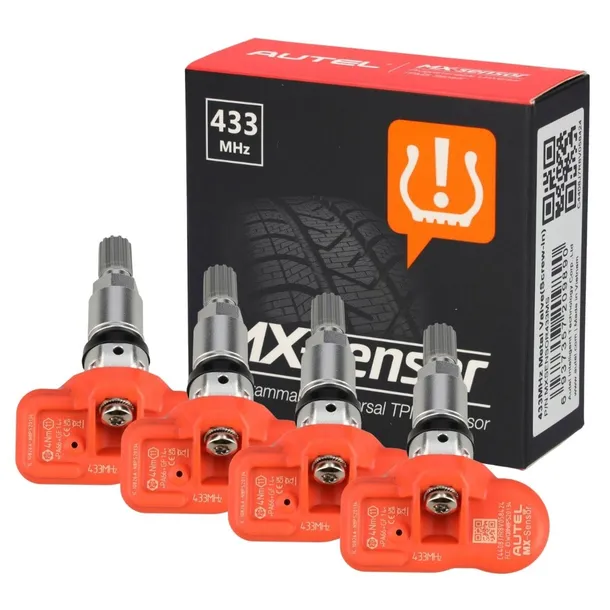 Czujnik ciśnienia opon koła TPMS AUTEL MX-Sensor 434 MHz Europa aluminiowy