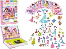 magnetyczna-ukladanka-ksiazka-puzzle-pokaz-mody-ubieranie-modelki-magnesy