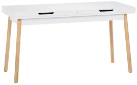 stolik-biurowy-porto-140-cm-bialy-z-szufladami