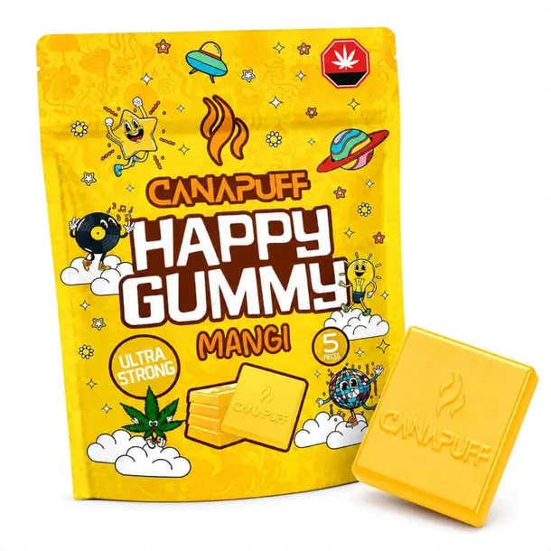 Canapuff Happy Gummy Mangi żelki konopne olejek olej 20g