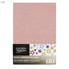 galeria-papieru-karton-ozdobny-brokatowy-rozowe-zloto-a4-5-szt