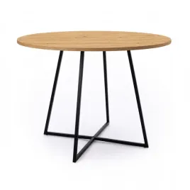 stol-do-jadalni-okragly-90-cm-dab-artisan-metalowy-stelaz-krzyzowy-seria-v