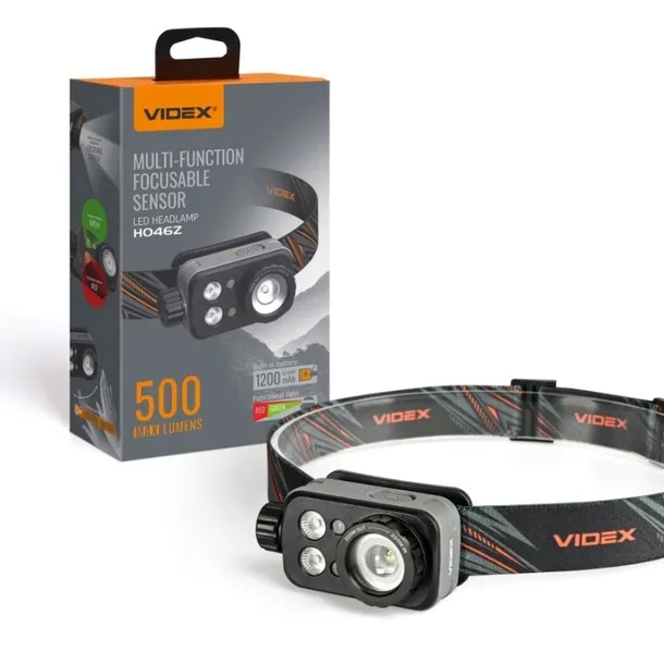 Latarka czołowa LED VIDEX VLF-H046Z 500Lm 5000K