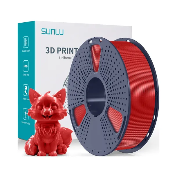 SUNLU PET-G 1.75mm 1kg RED/CZERWONY