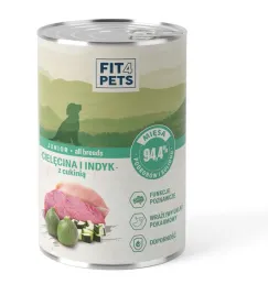 fit4pets-koserwa-400g-puppy-cielecina-z-indykiem-i-cukinia