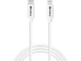 przewod-sandberg-usb-c-do-lightning-1m-szybkie-ladowanie-bialy