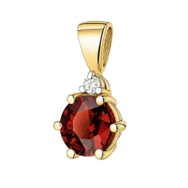 zawieszka-zlota-z-granatem-060-ct-i-diamentem-0015-ct-pr-585