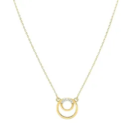 zlota-celebrytka-z-naturalnymi-diamentami-dwa-kola-proba-585-14k