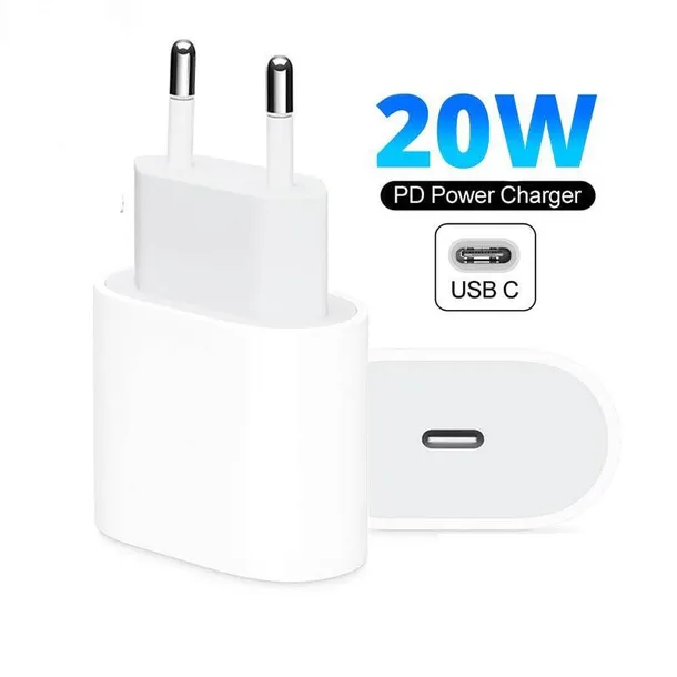 Oryginalna ładowarka Apple USB-C 20W do iPhone 18, 17, 16, 15, 14, 13, 12 zasilacz
