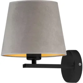 kinkiet-lampa-na-sciane-scienna-led-e27-szary-welurowy-abazur-nowoczesny