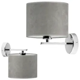 kinkiet-lampa-na-sciane-scienna-led-e27-szary-welurowy-abazur-nowoczesny