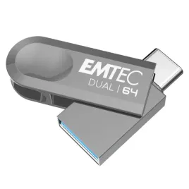 emtec-d280-usb-3-2-typ-c-64gb-naped-z-mechanizmem-obrotowym-szary