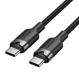 kabel-usb-c-1-m-vention-pd-100w-nylonowy-oplot-alum-koncowki