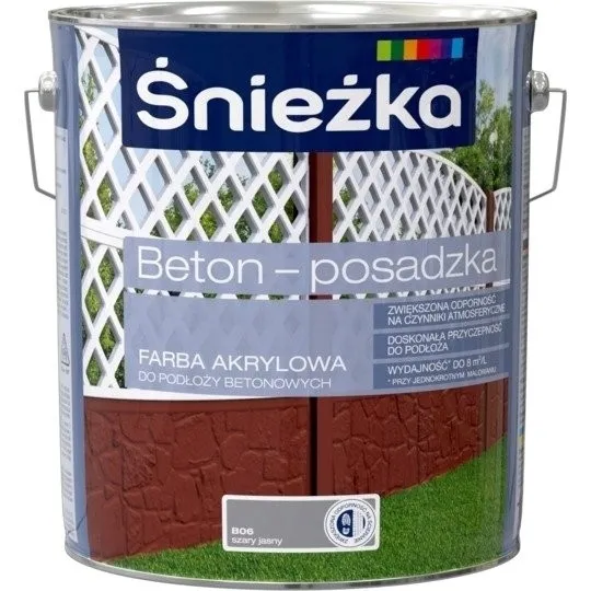Śnieżka BETON POSADZKA 10L Szary Jasny B06