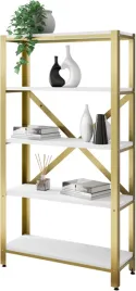 regal-lamiera-5-poziomow-loft-metalowy-80x30x147-cm-zloty-bialy