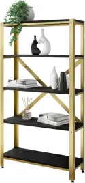 regal-lamiera-5-poziomow-loft-metalowy-80x30x147-cm-zloty-czarny