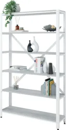 regal-6-poziomowy-110-30-180-cm-z-metalowym-stelazem-bialy-beton