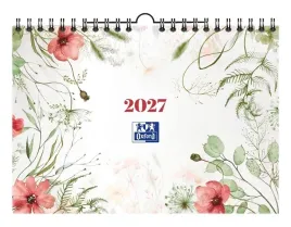 kalendarz-scienny-oxford-herbal-2027-a4-12k-poziomy