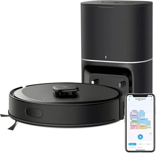 Robot sprzątający TP-Link Tapo RV30 Max Plus ze stacją 3l LASER LiDAR MOP .