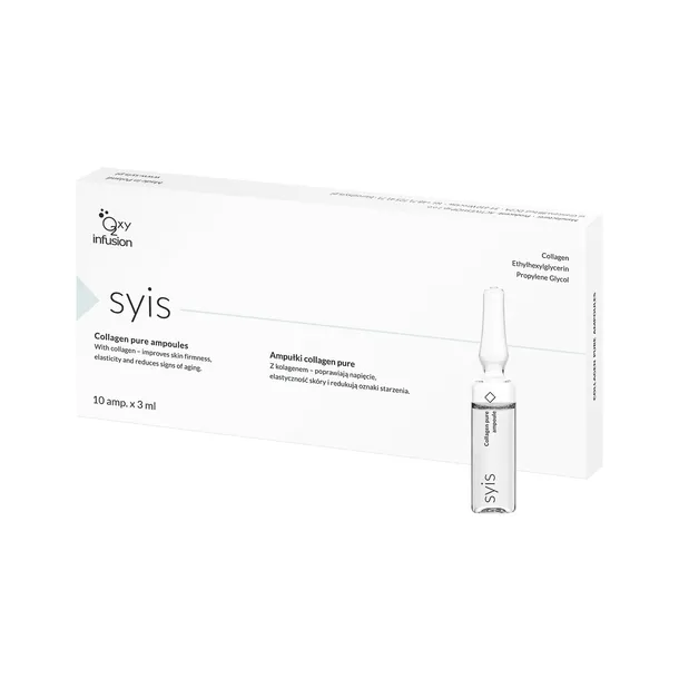 Syis ampułki pure collagen 100 % 10 x 3 ml