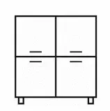 komoda-g1-90-cm-polki-stan-nowy