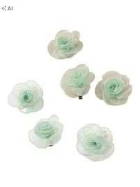 shein-zielone-spinki-kwiaty-5-pack-s07